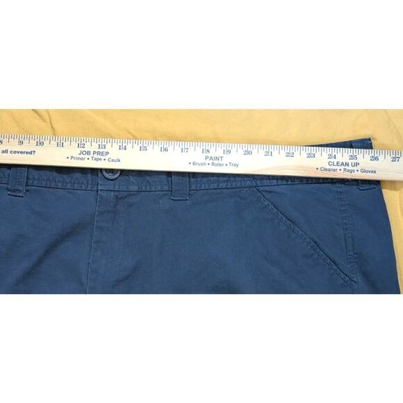 Old Navy Women's Plus Stretch Navy Blue Shorts Flat Front Pockets Plus Size 28 - Picture 9 of 9